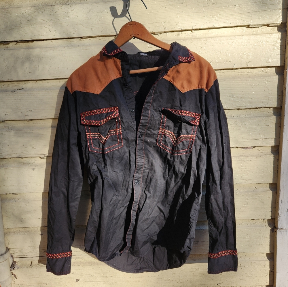 Coofandy Retro Western Shirt
